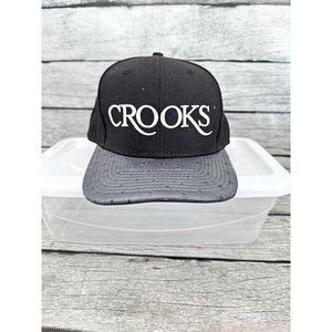 Crooks & Castles x New Era Ostrich Leather Bill And Strap back